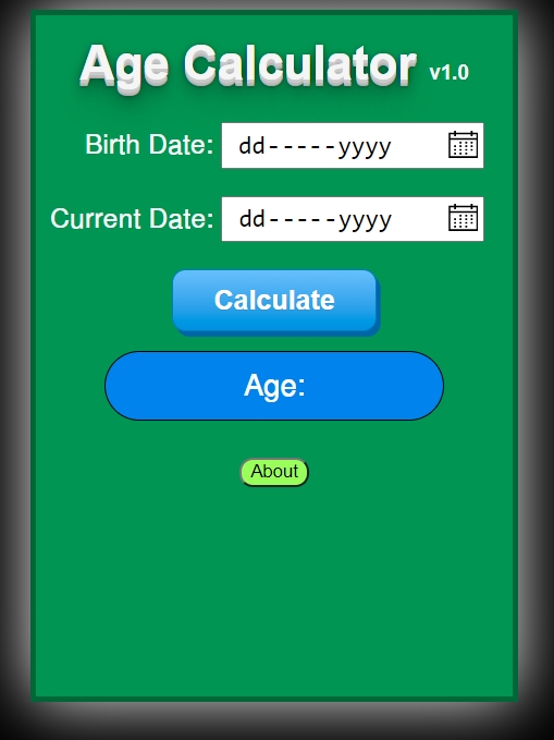Age Calculator Web App