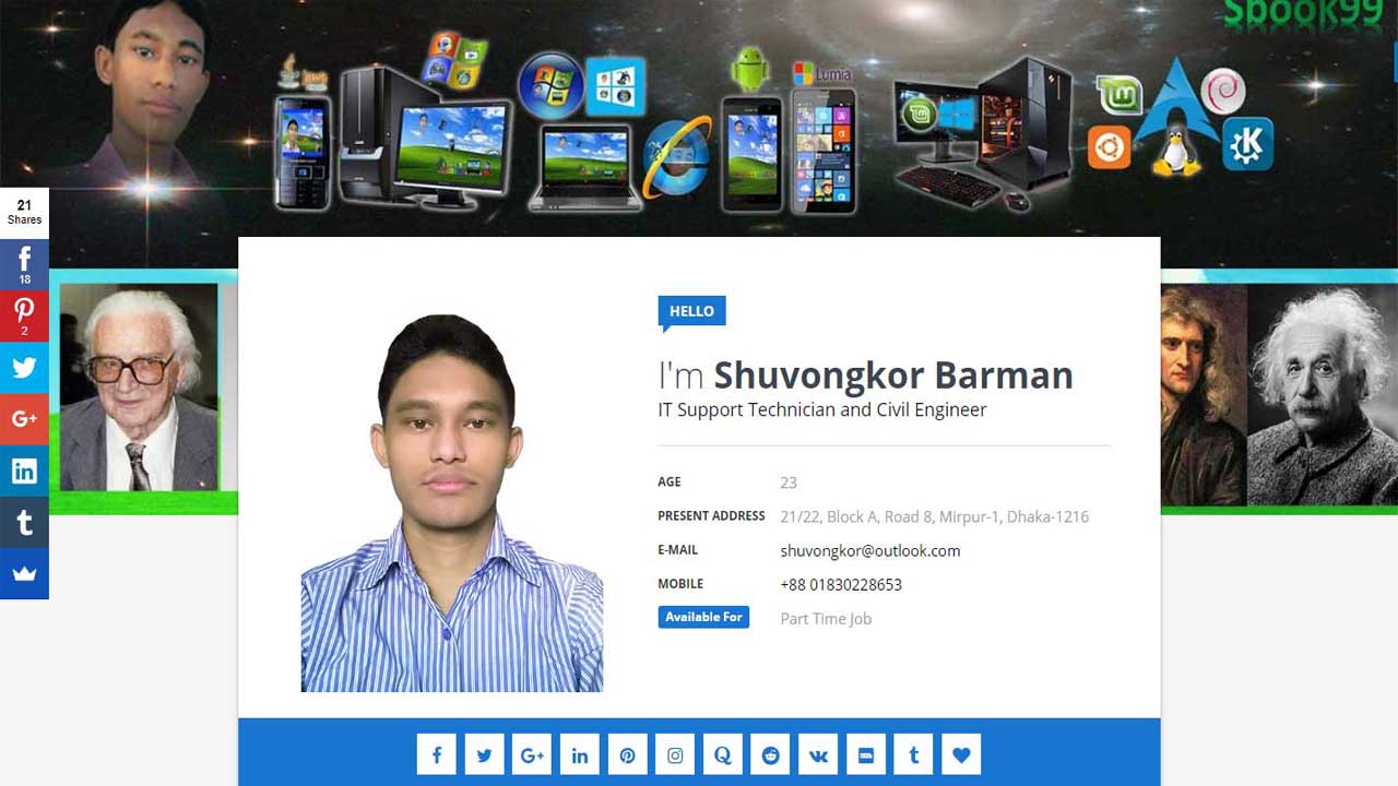 Shuvongkor's Personal Website